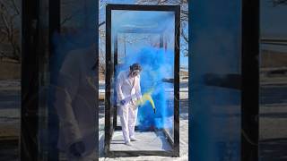 Can smoke dye a WHITE SUIT Results [upl. by Assilak]