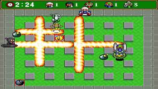 Super Bomberman 4 5 Players  Snes Multiplayer online [upl. by Dnalkrik]