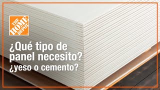 Variedad de paneles de yeso y cemento  Material de construcción  The Home Depot Mx [upl. by Donnelly]