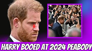 🔥SHOCKING Prince Harry BOOED At Peabody Award Night 2024 [upl. by Banyaz]