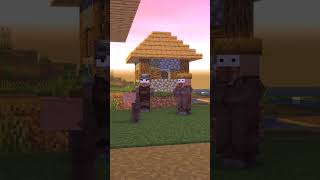 Poi poi vilager and noobtrending minecraft cute funny shortvideo viralvideo minecraft noob [upl. by Yur822]