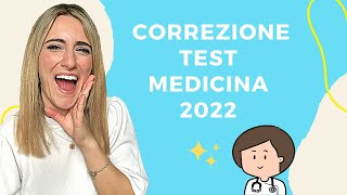 Correzione Test Medicina 2022 [upl. by Hubing]