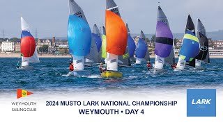 Highlights from 2024 Musto Lark Nationals Day 4 [upl. by Zapot]