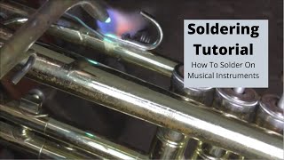 Soldering On Musical Instruments Tutorial [upl. by Harbard]