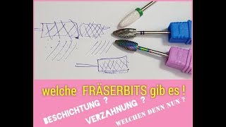 Welche FRÄSER BITS gibt es Welches Material ist das Beste LIVE abfräsen mit den alten BITS [upl. by Inva362]