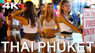 Patong Beach Thailand Phuket 4K Walk Nightlife [upl. by Inig]