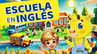 INGLÉS PARA NIÑOS  PARTES DE LA ESCUELA EN INGLÉS  APRENDER INGLÉS [upl. by Nibram]