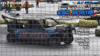 Jackstar 360  Aldershot BWS 2024  Banger Racing  Highlights [upl. by Maureene898]