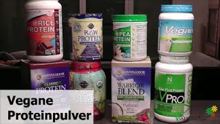 Vegan Protein Shake Proteinpulver proteinreich Veganes Eiweißpulver Sunwarrior Growing Naturals [upl. by Essirahs7]