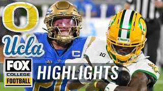 No 8 Oregon Ducks vs UCLA Bruins Highlights  FOX College Football [upl. by Adym]