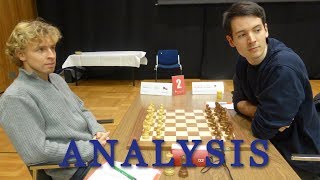 GM Laznicka vs GM Huschenbeth German Bundesliga  Grandmaster Analysis [upl. by Eirolav]