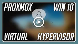 How to install Windows 10 on Proxmox Hypervisor Server [upl. by Amice]