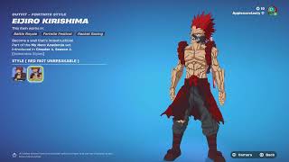 Reviewing Eijiro Kirishima Chapter 4 Season 4 Skin [upl. by Nereil]