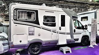 Ilusion 590FT H XMK Wohnmobil  Version 2022  kleine KurzRoomtour auf dem Caravan Salon Düsseldorf [upl. by Esnahc]