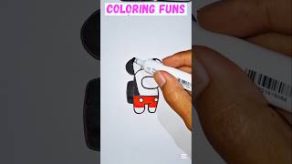 Among Us Wearing Mickey Mouse Costume  Satisfying Coloring [upl. by Dniren]