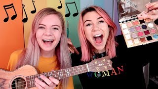 Singing Our Makeup Routine ft Jessie Paege [upl. by Porcia976]