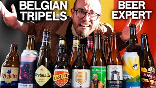 Beer expert blind tastes 16 Belgian Tripels  The Craft Beer Channel [upl. by Nocaed]