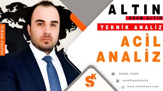 ONS ALTIN ANALİZİ VE GRAM ALTIN ANALİZİ [upl. by Attelrahs]