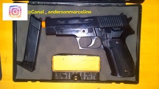 COMO DESMONTAR O GATILHO DA PISTOLA P226 [upl. by Regnij534]