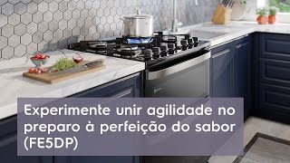 VEJA ESTE NOVO LANÇAMENTO  Fogão 5 bocas Electrolux Cinza Experience com Duplo Forno FE5DC [upl. by Barb]