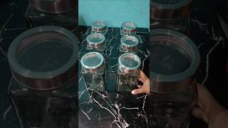 1000 ml Best glass jar containers for kitchen low price glassjars glass ushahomecooking [upl. by Turk]