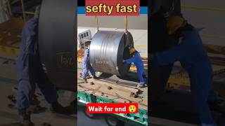 Dont Stop Steel Coil shorts steelcoils safetyfirts worker [upl. by Arreic263]