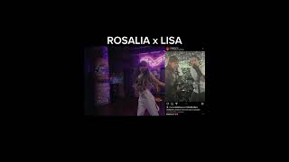 ROSALIA x LISA COLLAB🤔 rosaliaxlisa rosalia lisa blackpink shorts [upl. by Imogene201]