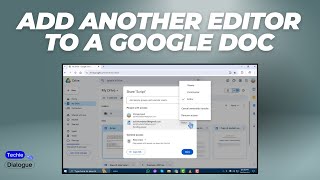 How to Add Another Editor to a Google Docs [upl. by Iasi]