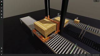 Palletizer Machine Simulation [upl. by Welker]