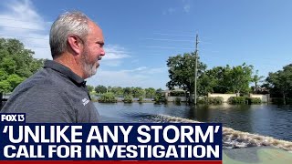 State Senator calls for investigation after Sarasota flooding [upl. by Narrat323]