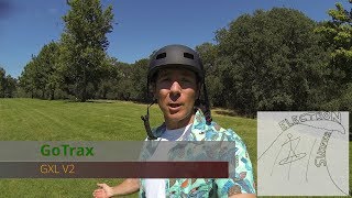 GoTrax GXL V2 Electric Scooter Review [upl. by Atnoek]