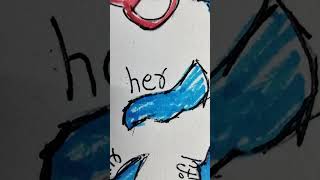 Blue hair lyrics video music art fypシ゚ lyrics [upl. by Lyssa]