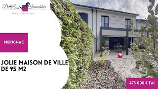 Mérignac  Jolie contemporaine de 95 m2 avec garage et jardin [upl. by Mikahs]