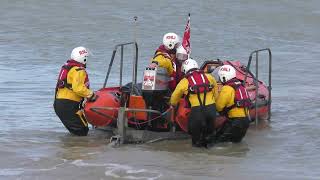 Hastings RNLI D Class Lifeboat 10th July 2024 [upl. by Revkah601]