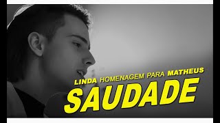 MUITO FORTE 😭😭 HOMENAGEM DE LUCAS FILHO DA EYSHILA PARA MATHEUS SAUDADE [upl. by Adnoel]