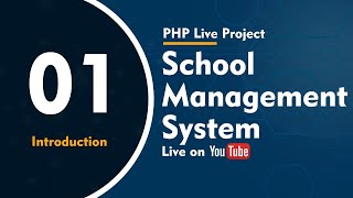 1  Introduction  School Management System  PHP Live Project  Techno Study [upl. by Montagna639]