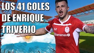 Los 41 goles de Enrique Triverio con Toluca [upl. by Aihsetan732]