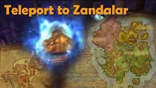 How To Get To Zandalar From Stormwind Guide 2023 World Of Warcraft [upl. by Farver]