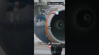 How Ramjet Engines Work in 60 Seconds  The Curiosity Lab 🚀 Engineering Science Aviation shorts [upl. by Anaili]