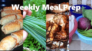 MEAL PREP Grocery HaulChicken MarinadeGarden tour Kenchic Hungarian Sausage RollKenyan youtuber [upl. by Sirronal175]