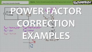 Power Factor Correction Examples Full Lecture [upl. by Clarine205]