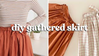 How To Make The Perfect Gathered Skirt [upl. by Neit]