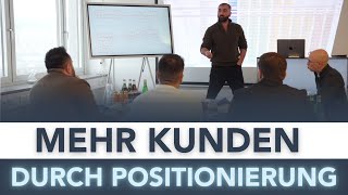 Mehr Kunden durch Positionierung  VLOG mit der ZÖLLA GmbH [upl. by Anelrad992]