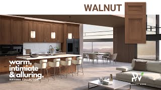 Havana Walnut Cabinets  The Havana Collection by Parriott Wood [upl. by Rillis]