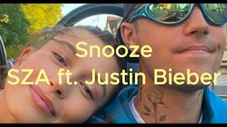 SZA  Snooze Acousticft Justin Bieber แปลไทย [upl. by Asilrahc]