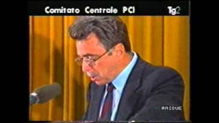 1989 2 ottobre  Comitato centrale del Pci [upl. by Selrac825]