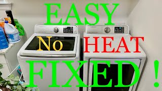 Samsung Dryer NOT Heating  EASY FIX  How To Repair a Dryer [upl. by Brewster]