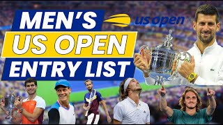 US Open  Mens Entry List [upl. by Ytinav]