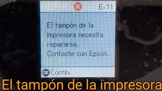 Reset Almohadillas Epson L4260 Error E11 SOLUCIÓN [upl. by Palla]