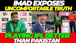 Imad Wasim exposes UNCOMFORTABLE Truth  IPL better than playing Pakistan says Vaughan [upl. by Jauch]